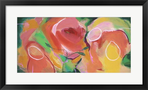 Framed Organic Petals I Print