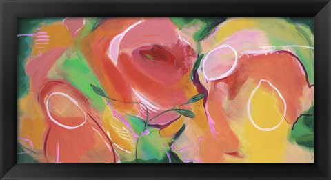 Framed Organic Petals I Print