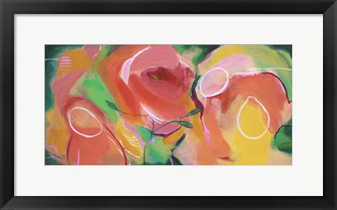 Framed Organic Petals I Print