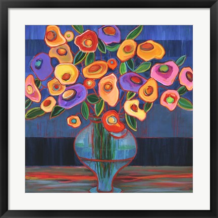 Framed Flower Delight II Print