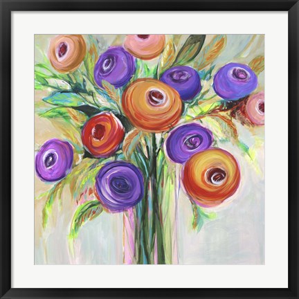 Framed Flower Bliss II Print