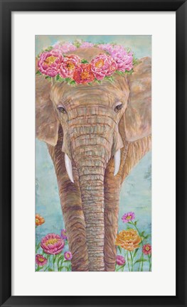 Framed Zen Elephant Print