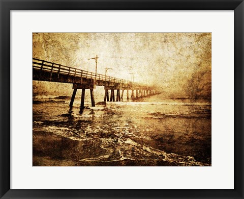 Framed Old Pier Print