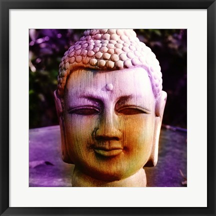 Framed Buddha Face A Print