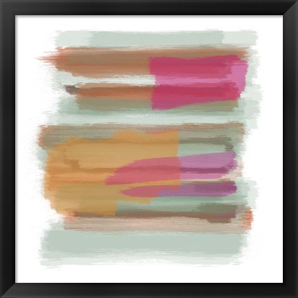 Framed Abstract Paint 3 Print