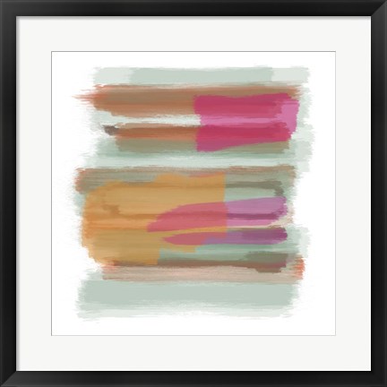 Framed Abstract Paint 3 Print