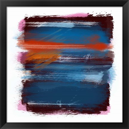 Framed Abstract Paint 9 Print