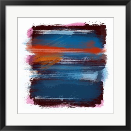 Framed Abstract Paint 9 Print