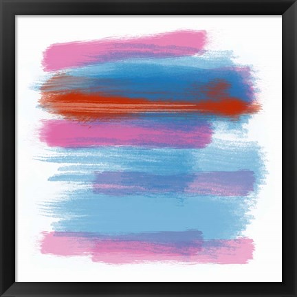 Framed Abstract Paint 10 Print