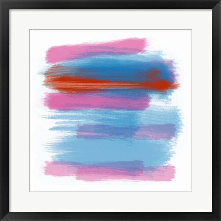 Framed Abstract Paint 10 Print