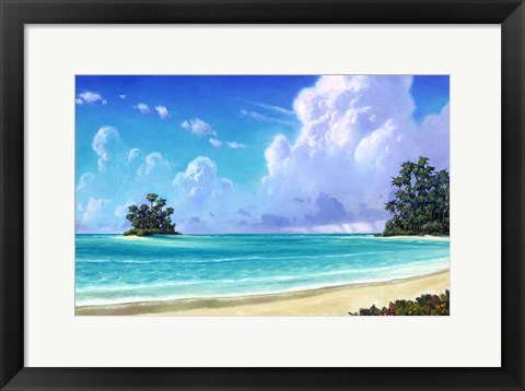 Framed Island Shelter Print