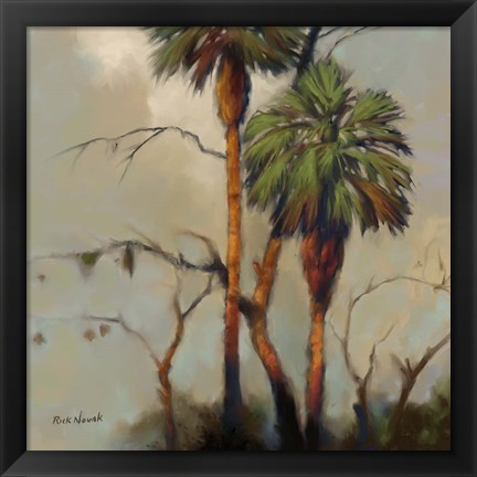 Framed Stricktly Palms 1 Print