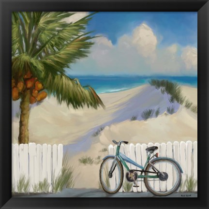 Framed Beach Dunes1 Print