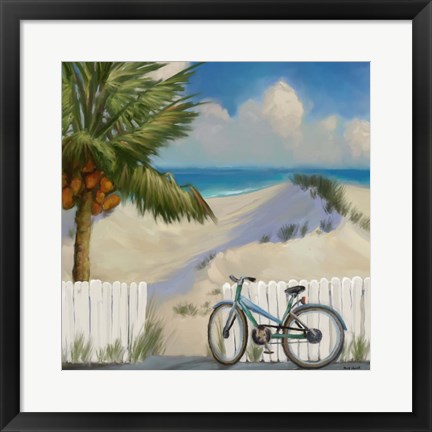 Framed Beach Dunes1 Print