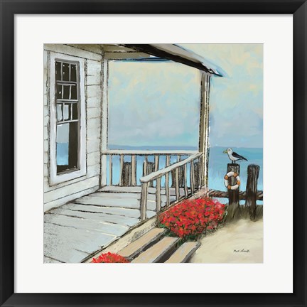 Framed Pier Three Print