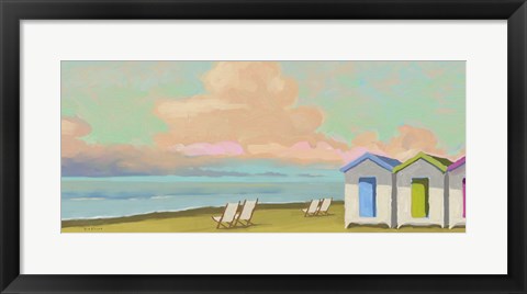 Framed Beaches 1 Print