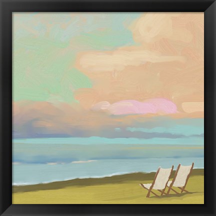 Framed Beaches 2 Print