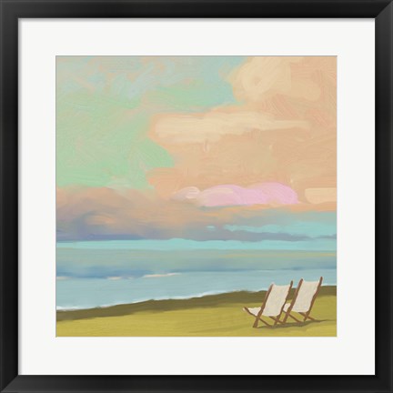 Framed Beaches 2 Print