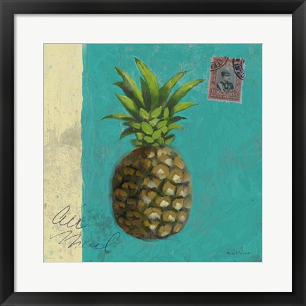 Framed Pineapple 2 Print