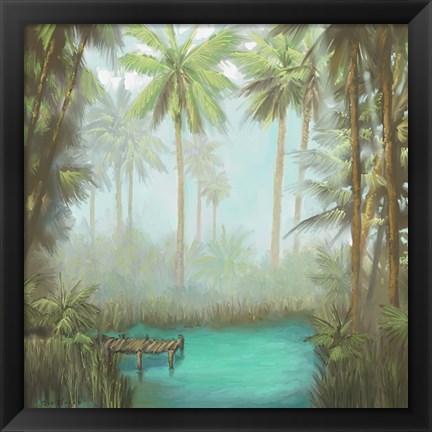 Framed Tropical 1 Print