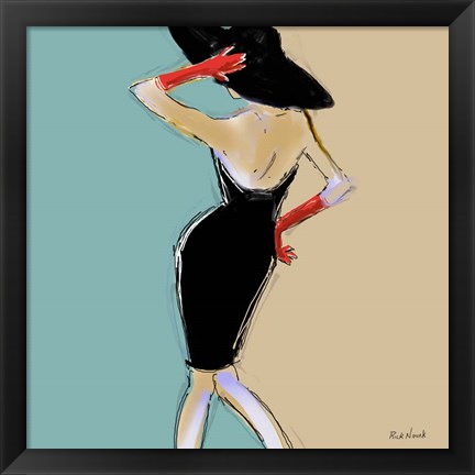 Framed Fashion 2 Print