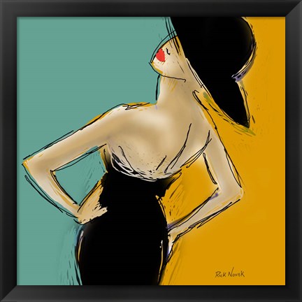 Framed Fashion 3 Print