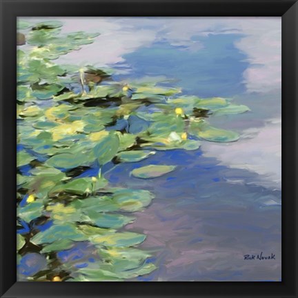 Framed Water Lilies Print