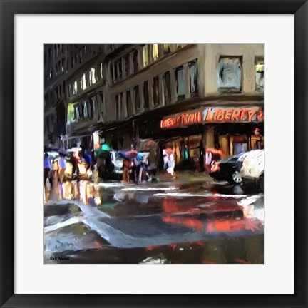 Framed New York 5 Print