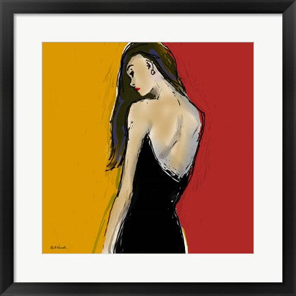 Framed Fashion 4 Print