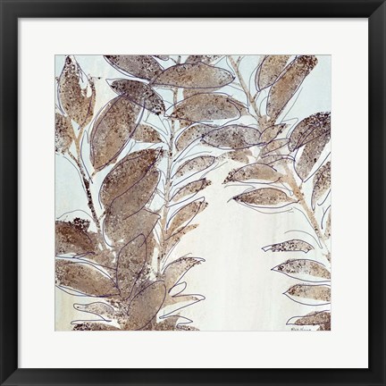 Framed Leaves 2 Print