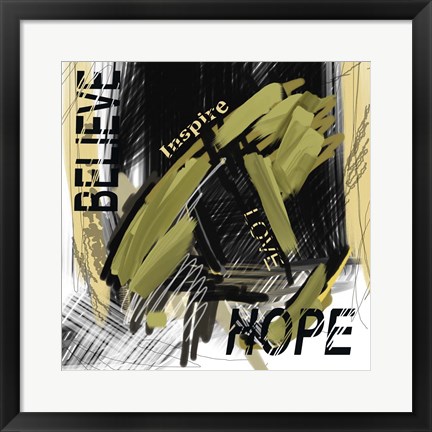 Framed Nope Print