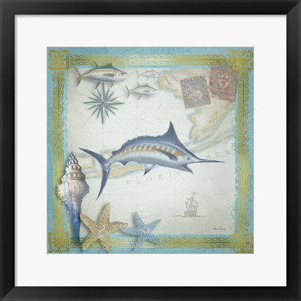 Framed Sealife 1 Print