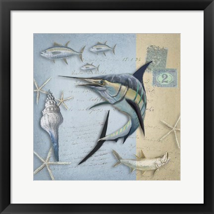 Framed Sealife 2 Print