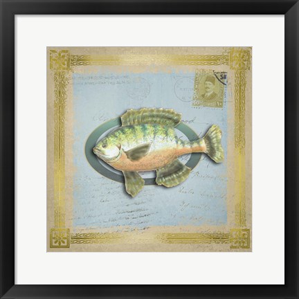 Framed Freshwater Fishing 5 Print