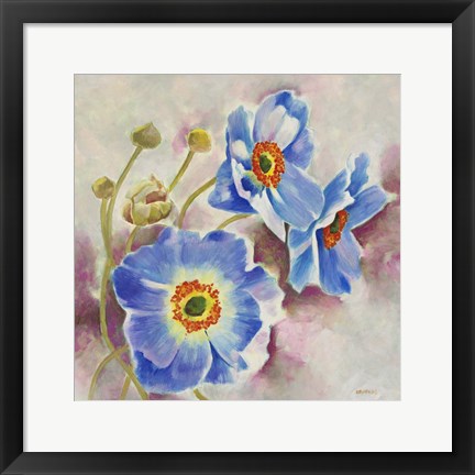 Framed Delicate Blooms 1 Print