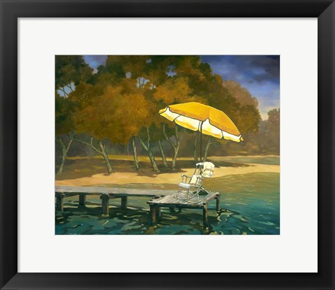 Framed Evening Swim II Print