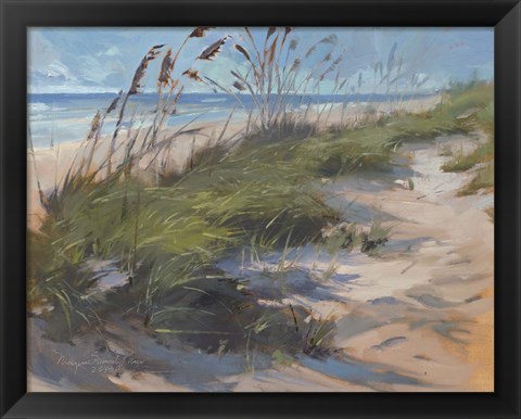 Framed Sea Oats Waltz Print