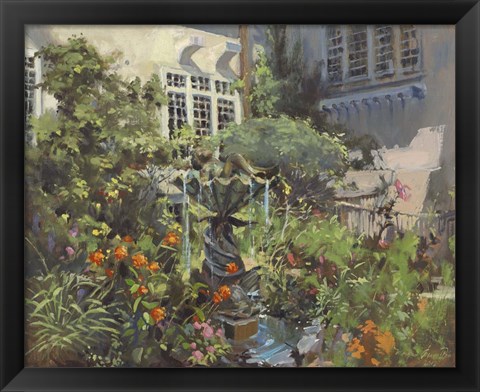 Framed Sydonie Garden Print