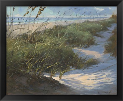 Framed Glistening Sea Oats Print