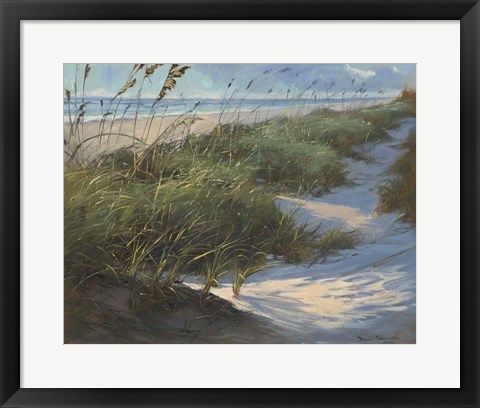 Framed Glistening Sea Oats Print