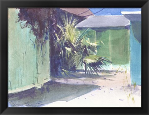 Framed Sunny Palms Print