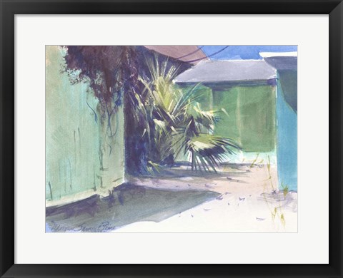 Framed Sunny Palms Print