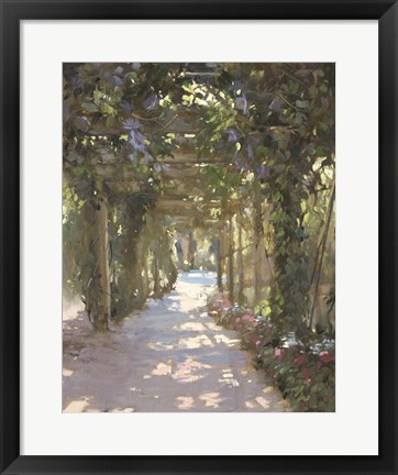 Framed Vine And Violet Print