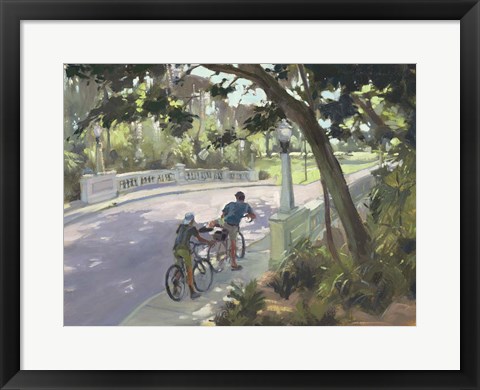 Framed Washington Bikers Print