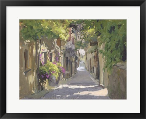 Framed Saint Cirq Lapopie Print