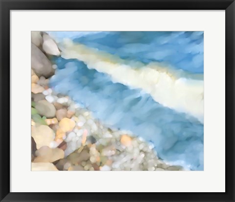 Framed Pelican Lake Shore Print