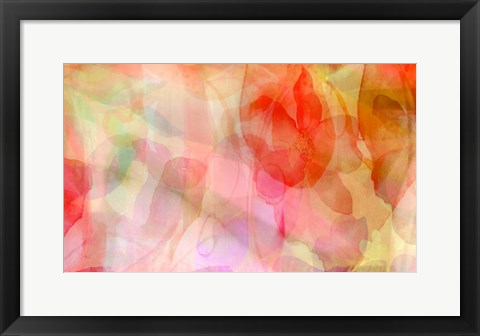 Framed Fields of Wildflowers B Print