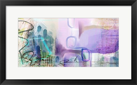 Framed Walk in the Rain Print