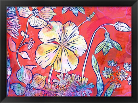 Framed Hawaii Hibiscus Print