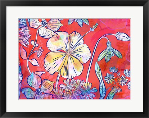 Framed Hawaii Hibiscus Print